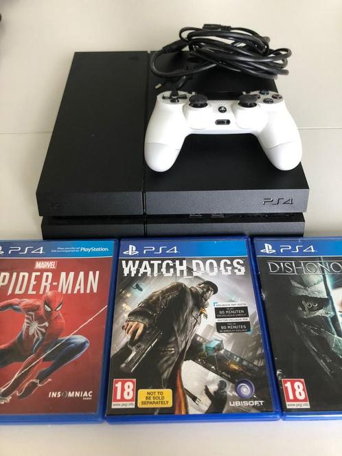 Playstation 4, Spelcomputers en Games, Spelcomputers | Sony PlayStation 4, Zo goed als nieuw, Original, Met 1 controller, Ophalen of Verzenden