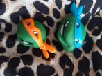 Turtles leonardo en michelangelo vintage, Ophalen of Verzenden, Zo goed als nieuw