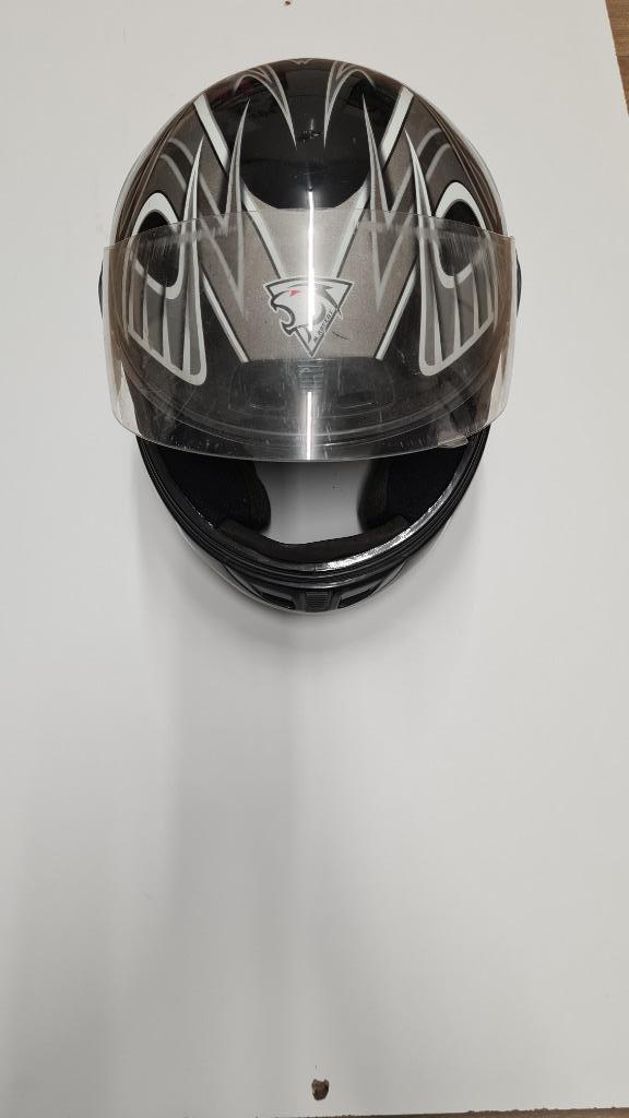 Helm, Fietsen en Brommers, Brommerhelmen, Gebruikt, Medium, Ophalen of Verzenden