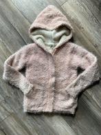 Zachte teddy/ fluffy vest/jas mt 128/134, Kinderen en Baby's, Kinderkleding | Maat 128, Meisje, Gebruikt, Ophalen of Verzenden