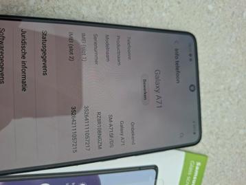 Samsung Galaxy A71 - Blauw beschikbaar voor biedingen