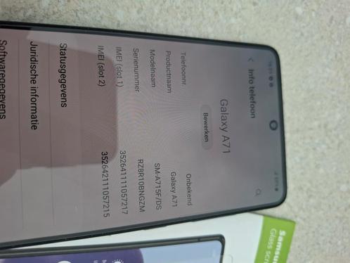 Samsung Galaxy A71 - Blauw, Telecommunicatie, Mobiele telefoons | Samsung, Gebruikt, Galaxy A, 128 GB, Zonder abonnement, Zonder simlock
