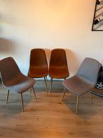 Eetkamerstoelen - set van 4 - Jysk, Huis en Inrichting, Ophalen, Zo goed als nieuw, Vier, Stof