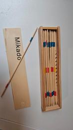 Mikado spel in houten doos, Hobby en Vrije tijd, Gezelschapsspellen | Bordspellen, Ophalen, Gebruikt, Onbekend, Reisspel
