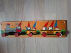 Vintage Houten Kinderkapstok van David de Kabouter., Gebruikt, Ophalen of Verzenden, Minder dan 100 cm, Kinderkapstok