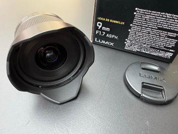 Panasonic Leica 9mm f/1.7 ASPH Lens in nieuwstaat. MFT/M43 beschikbaar voor biedingen
