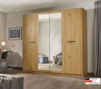 AANBIEDING-Draaideur linnenkasten Mod eiken artisan met spie, Ophalen of Verzenden, Nieuw, 50 tot 75 cm, 200 cm of meer