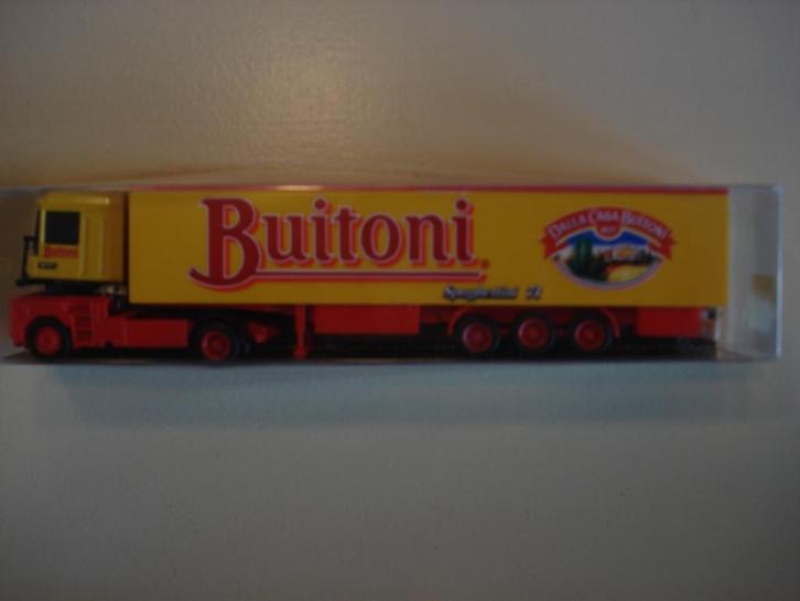 Renault trekker oplegger Buitoni (Albedo), Hobby en Vrije tijd, Modelauto's | 1:87, Zo goed als nieuw, Bus of Vrachtwagen, Verzenden