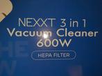 NEXXT 3 in 1 Steelstofzuiger 600W - Nieuw in doos, Witgoed en Apparatuur, Stofzuigers, Stofzuiger, Nieuw, Ophalen of Verzenden