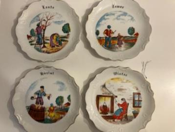Wandbordjes jaargetijden - vintage beschikbaar voor biedingen