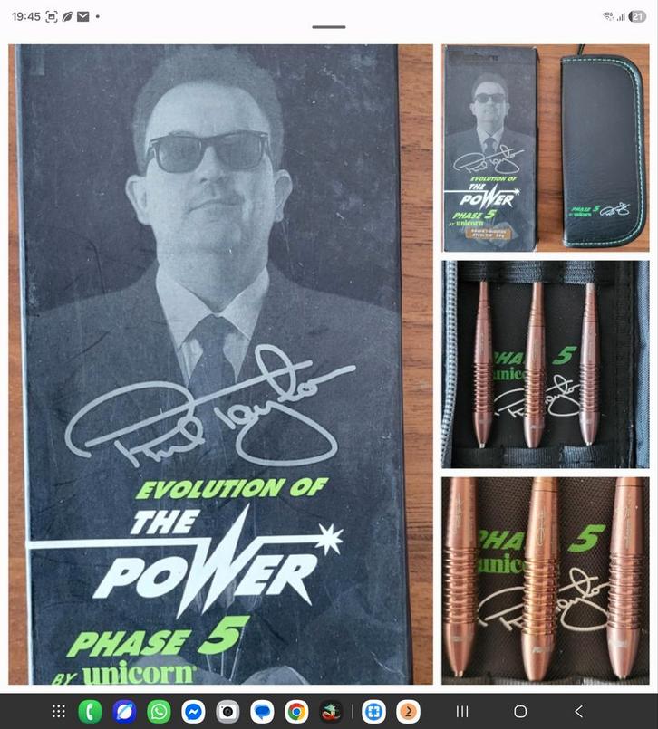 Phil Taylor Phase 5 Unicorn Rosso Darts - Nieuw!, Sport en Fitness, Darts, Nieuw, Pijlen, Ophalen of Verzenden