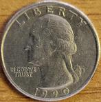 Verenigde Staten 1/4 dollar 1990 P Philadelphia KM#A164a VF., Postzegels en Munten, Munten | Amerika, Ophalen of Verzenden, Losse munt