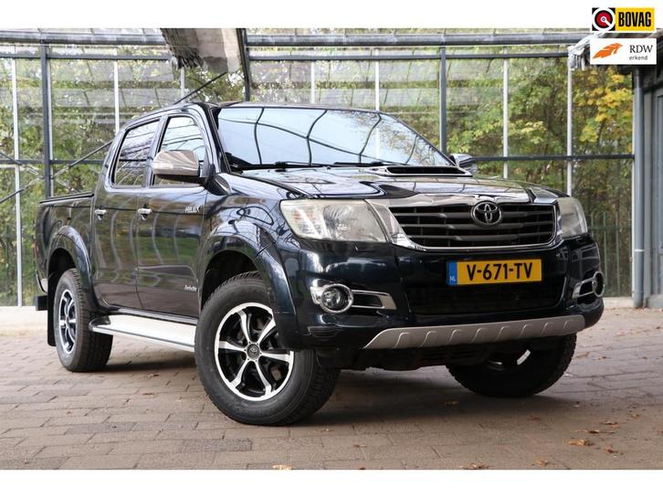 Toyota HiLux 3.0 D-4D DC / BE trekker / Automaat / Leder / R, Auto's, Toyota, Te koop, Hilux, 4x4, ABS, Airbags, Airconditioning