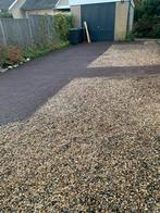 Gratis Parelgrind & Opritstenen (2x 40-45m2), Tuin en Terras, Ophalen, Gebruikt