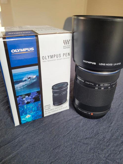 Olympus 40-150mm f4.0-5.6 R M.Zuiko Digital ED met zonnekap, Audio, Tv en Foto, Fotografie | Lenzen en Objectieven, Zo goed als nieuw
