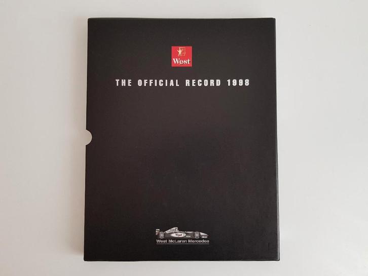 F1 - West McLaren Mercedes - The official record 1998, Boeken, Auto's | Folders en Tijdschriften, Zo goed als nieuw, Mercedes