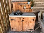 Weber buitenkeuken met weber bbq, Tuin en Terras, Ophalen, Zo goed als nieuw, Gas