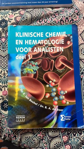 Klinische chemie en hematologie voor analisten deel 1 boek beschikbaar voor biedingen