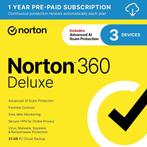 Norton 360 de luxe 25gb NL 1 user 3 dev., Computers en Software, Antivirus- en Beveiligingssoftware, Ophalen of Verzenden, Nieuw