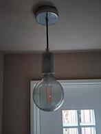 Hanglamp met beton fitting - Industrieel Design, Huis en Inrichting, Ophalen of Verzenden, Zo goed als nieuw, Minder dan 50 cm