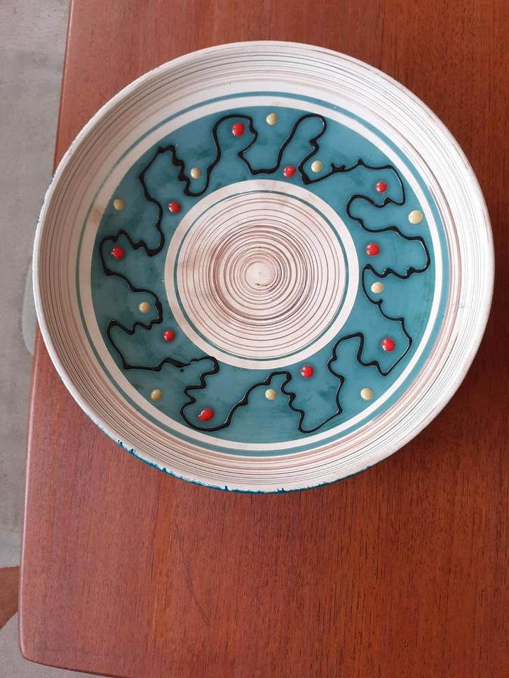 West Germany Schaal - Grote Schaal, Huis en Inrichting, Woonaccessoires | Schalen en Manden, Gebruikt, Schaal, Rond, Porselein of Keramiek