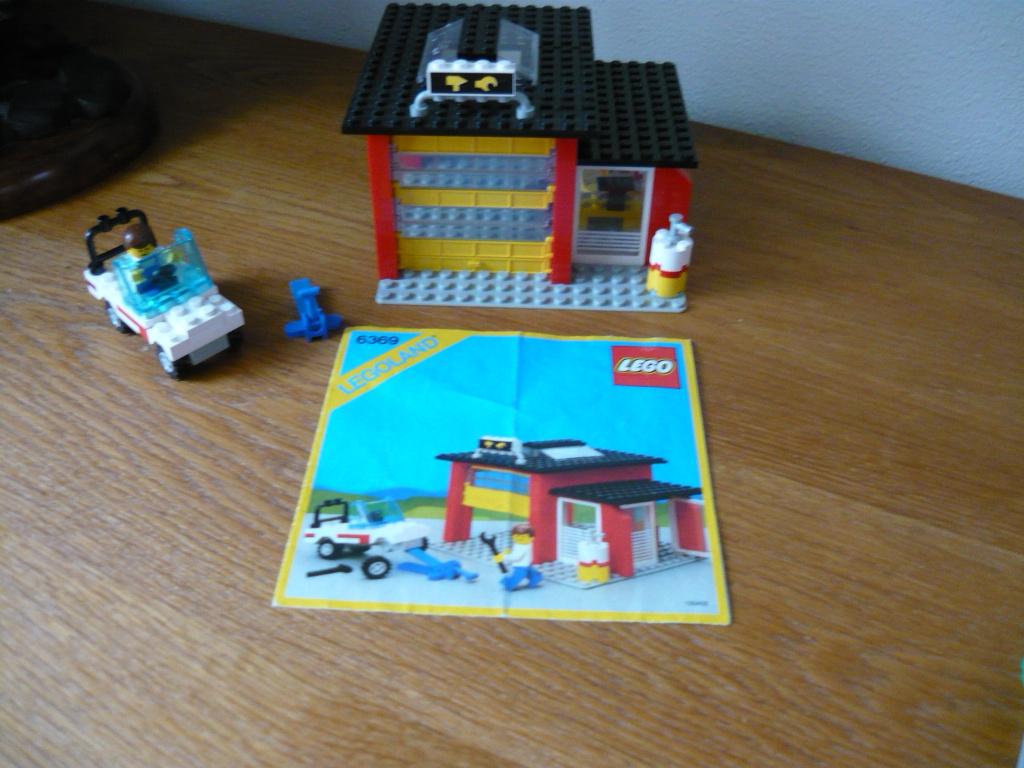 Lego sets oude garages 6369-1256-6548-6562, Ophalen of Verzenden, Gebruikt, Complete set, Lego