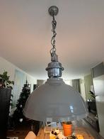Industriële hanglamp grijs, Ophalen of Verzenden, Gebruikt, Metaal, Minder dan 50 cm