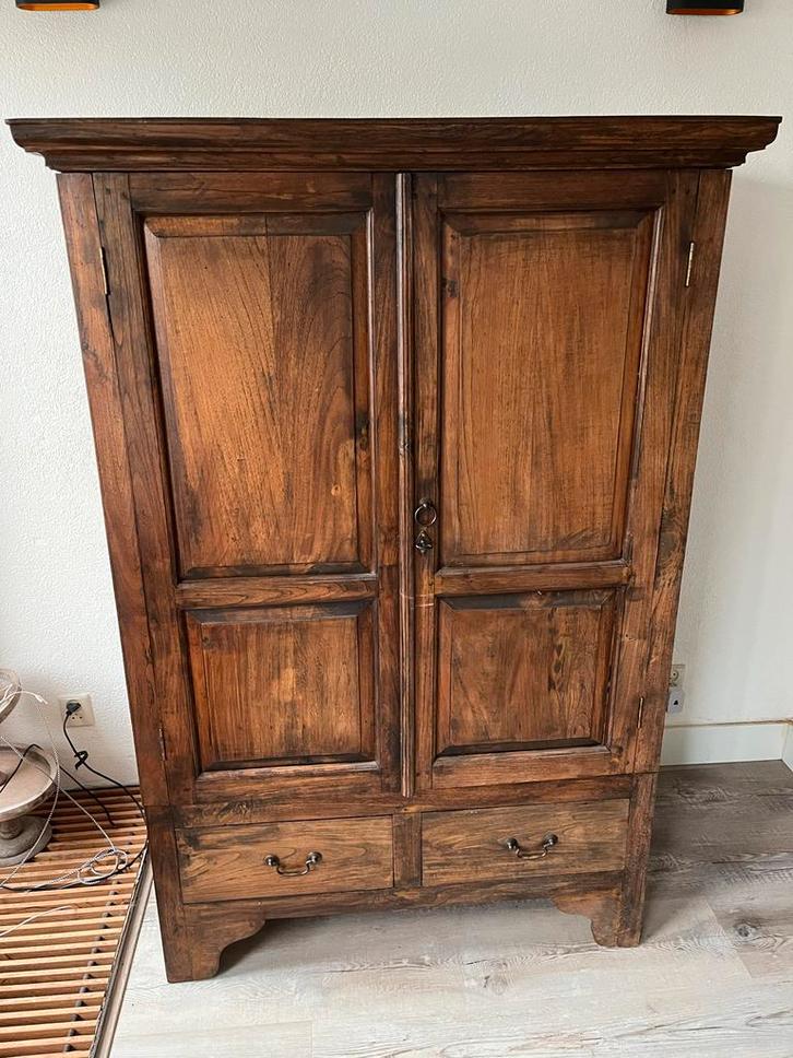 Koloniale Computer Kast met Lades, Antiek en Kunst, Antiek | Meubels | Kasten, Ophalen