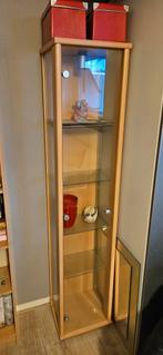 Vitrinekast beuken, Ophalen, Minder dan 50 cm, Zo goed als nieuw, 150 tot 200 cm
