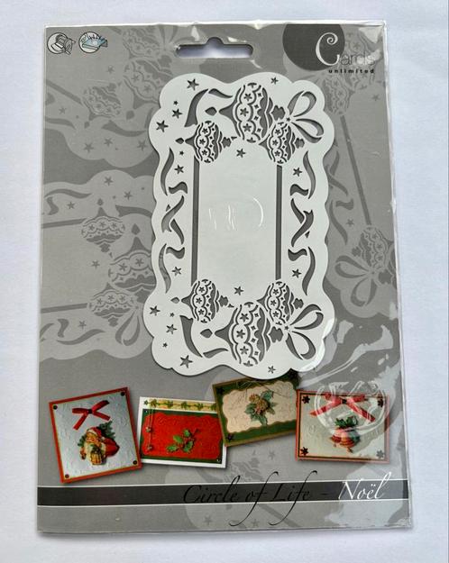 Embossing mal Kerst, Hobby en Vrije tijd, Kaarten | Zelf maken, Zo goed als nieuw, Pons of Mal, Kerst, Ophalen of Verzenden