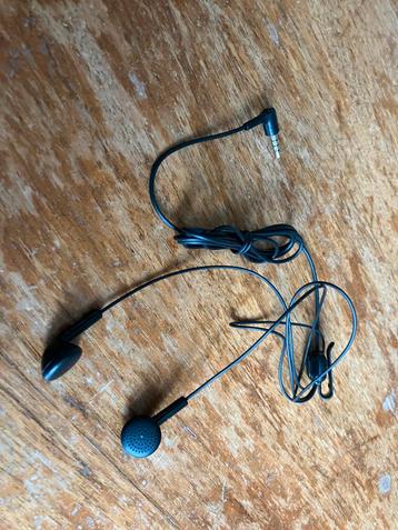 Nokia WH-102 HS-125 Mini-Jack earbuds headset zwart beschikbaar voor biedingen