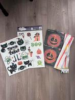 Halloween - raamstickers - lampions, Ophalen of Verzenden, Zo goed als nieuw, Halloween of Griezel