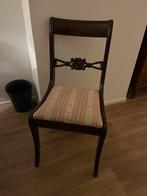 Erg mooie uitschuifbare eetkamertafel + 4 stoelen., Huis en Inrichting, Tafels | Eettafels, Ophalen of Verzenden, Rond, 100 tot 150 cm