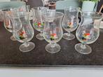 6 chouffe glazen 33 cl, Ophalen of Verzenden, Zo goed als nieuw, Glas of Glazen, Overige merken
