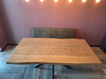 Eetkamerbank met houten tafel - Be Pure Home beschikbaar voor biedingen