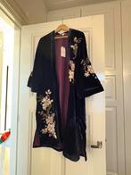 Monsoon Velvet Kimono Jas - Marineblauw, Ophalen of Verzenden, Nieuw, Blauw, Overige typen