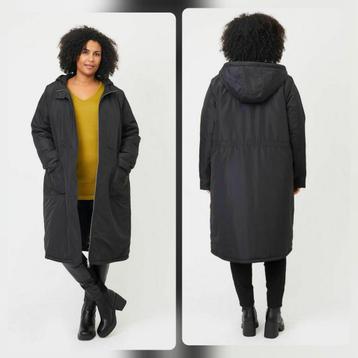 Zwarte winterjas Annabell van Adia Maat 44 nu €49,95 beschikbaar voor biedingen