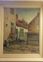 Olieverf op doek j.b. Wiebenga geschilderd 1944, Antiek en Kunst, Kunst | Schilderijen | Klassiek, Ophalen
