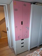 Ikea Stuva kast, 2m hoog, incl. extra's, Kunststof, Gebruikt, 200 cm of meer, 50 tot 100 cm