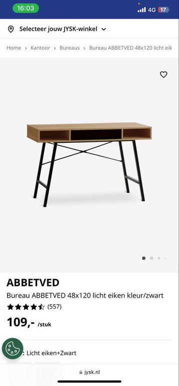 Gratis bureau - Zwart geverfd - Ridderkerk