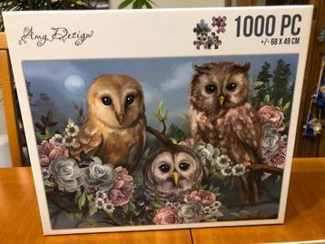 Uilen puzzels Amy Design 1000 st puzzel amazing owls uil beschikbaar voor biedingen