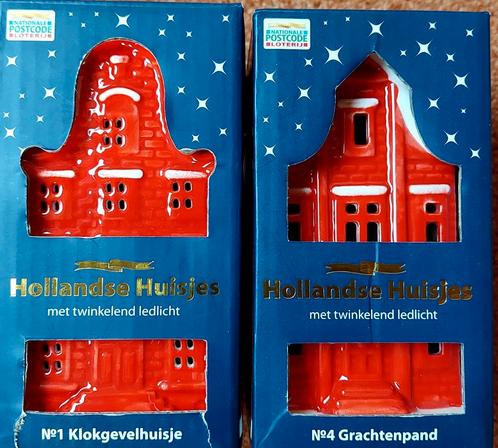 Postcode loterij huisjes 4x, Diversen, Kerst, Zo goed als nieuw, Ophalen of Verzenden