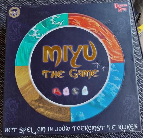 in nieuwstaat  bordspel    MIYU  the game  (kijk in toekomst, Hobby en Vrije tijd, Gezelschapsspellen | Bordspellen, Zo goed als nieuw
