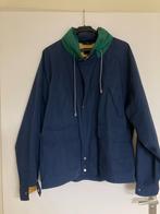 Jack met capuchon in de kraag donkerblauw maat 52, Ophalen of Verzenden, Zo goed als nieuw, Maat 52/54 (L), Blauw