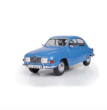 Saab 96 V4 1970 Blauw Coches inolvidables schaal 1/24 # 53 beschikbaar voor biedingen