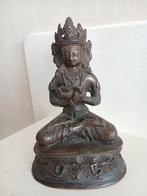 Tibet Nepal bronzen? Hindoe boeddha beeld Tara  lotusbloem, Antiek en Kunst, Kunst | Niet-Westerse kunst, Ophalen of Verzenden