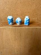 3x vaasje - 1.6 en 2cm hoog - porselein, Ophalen of Verzenden, Zo goed als nieuw, Poppenhuis