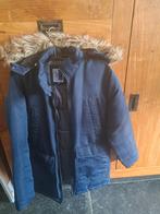 Jack & Jones Donkerblauwe Winterjas Maat 164, Kinderen en Baby's, Kinderkleding | Maat 164, Ophalen of Verzenden, Zo goed als nieuw