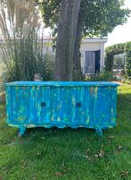 Grappig, artistiek geverfd kastje, 120x60x40, Huis en Inrichting, Kasten | Dressoirs, Ophalen, Gebruikt, 25 tot 50 cm, 100 tot 150 cm