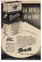 2 BRINTA GAAR IN HET PAK Advertentie W.A.SCHOLTEN FOXHOL, Verzamelen, Verzenden, Zo goed als nieuw, Overige typen